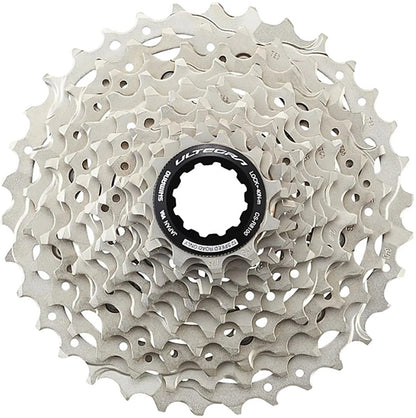 Shimano Ultegra R8100 Di2 Gruppen-Set 12-fach: Dunkelgraue elektronische Rennrad-Schaltgruppe für 12-Gang-Schaltung und hydr. Scheibenbremsen.