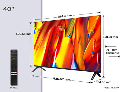 TCL 40V5C Smart QLED Android TV - 40 Zoll Full HD