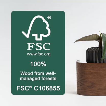 Kazai Toke Moderne Design Wandgarderobe - Eiche dunkel