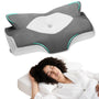 Elviros Nackenkissen aus Memory Foam, ergonomisch, 64 × 40 cm