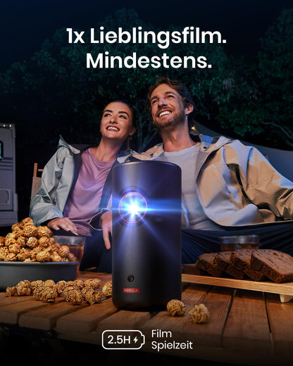 Nebula Anker Capsule 3 Laser 1080p Mini Beamer Schwarz