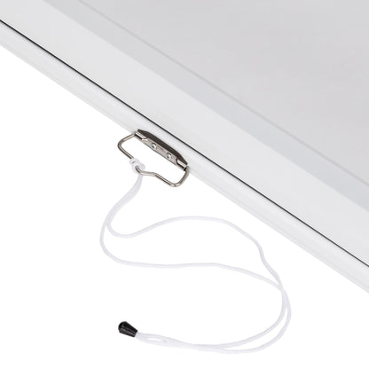 tectake Beamer Projektionsleinwand Heimkino Rollo 178x178 cm