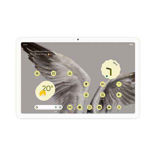 Google Pixel Tablet Android-Tablet 256 GB Porcelain, rechteckiges Porzellan-Tablet. Zum mobilen Computing und Medienkonsum.
