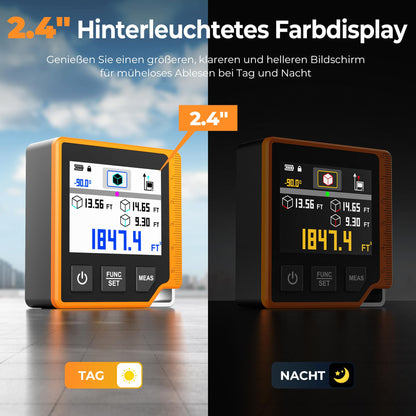 CIGMAN CD80 3-in-1 Laser-Entfernungsmesser 80 m mit Winkelmesser
