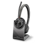 Poly Voyager 4320 UC Stereo-Bluetooth-Headset mit Ladestation