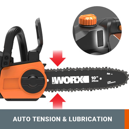WORX WG322E.1 Akku Kettensäge 20V – inkl. Akku & Ladegerät