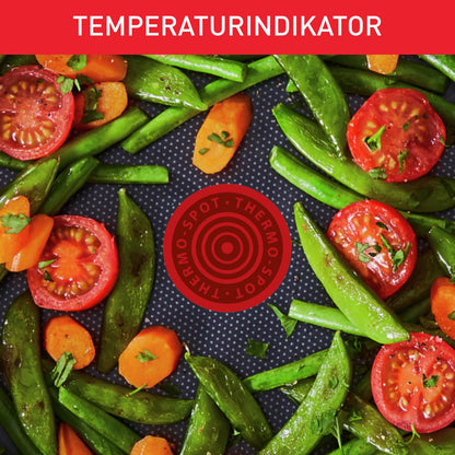 Tefal Duetto Bratpfanne - 32 cm Induktion Edelstahl A70408