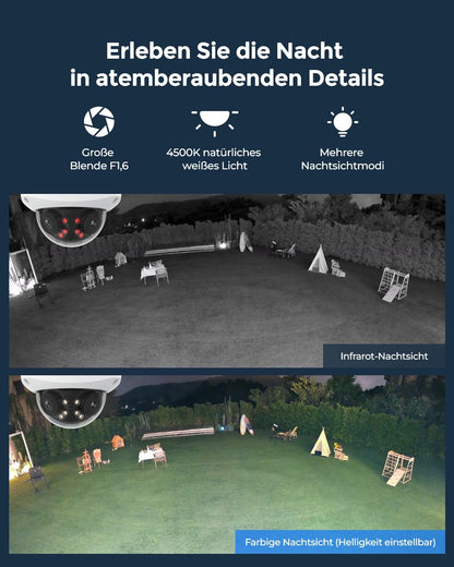 Reolink Duo 3V PoE Überwachungskamera 16MP UHD 180° Panorama