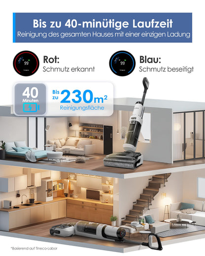 Tineco Floor ONE S6 Stretch Lite Nass Trockensauger – 180° Lay-Flat