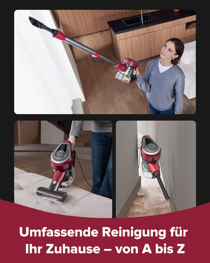 Vexilar C8 6-in-1 Stielstaubsauger mit Kabel, 60 kPa, 600 W, 1,5 l