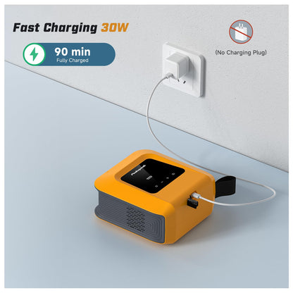 Peakspeak D20PRO Elektrische SUP-Pumpe mit Akku, 20 PSI