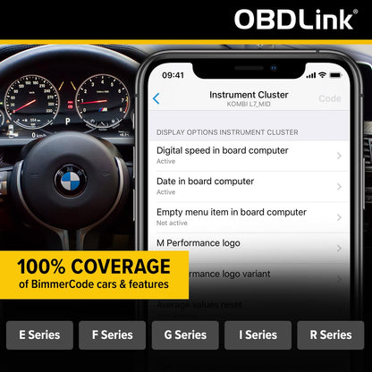OBDLink CX Bimmercode Bluetooth 5.1 OBD2 Adapter – BMW/Mini