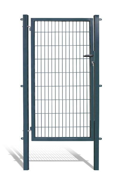 Koll Living Gartentor Stabmattenzaun Anthrazit 180x100 inkl. Pfosten