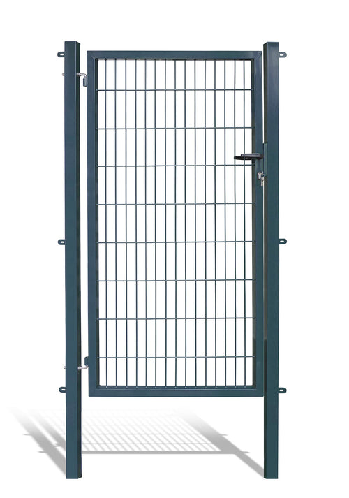 Koll Living Gartentor Stabmattenzaun Anthrazit 180x100 inkl. Pfosten