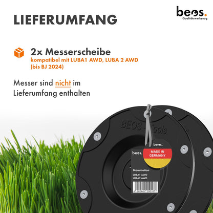 Mammotion LUBA AWD Messerscheibe 6er Klingen glasfaserverstärkt