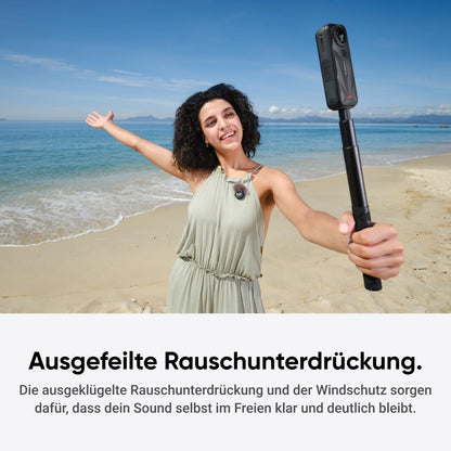 Insta360 Mic Air Drahtloses Mikrofon mit USB-C, 300 m Reichweite
