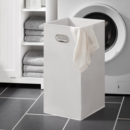SoBuy BZR105-W Bad Wäscheschrank mit Wäschesack Weiss