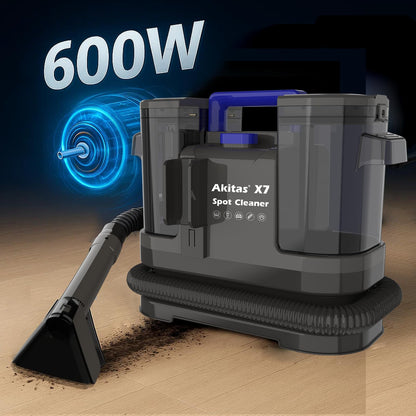 Akitas X7 Waschsauger Polsterreiniger, 600 W, 2-Tank-System
