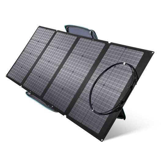 ECOFLOW 160W Solarpanel Faltbar für Delta & RIVER. Faltbares Solarmodul zum Laden von Delta & RIVER Powerstations.