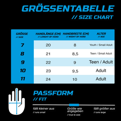 GRIPMODE Aqua Hybrid 2.0 Fussball Torwarthandschuhe - Herren