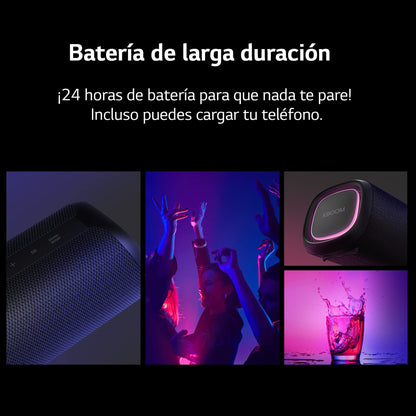 LG XBOOM Go XG7QBK Kabelloser Bluetooth Lautsprecher Anthrazit