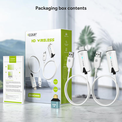EDUP Wireless HDMI Extender – Kabelloses Streaming 1080P