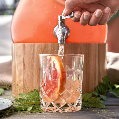 SPRINGLANE Gloria Glas Getränkespender 5.5 L - Holzständer & Edelstahl