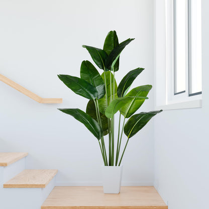 PASCH® Bananenbaum grosse Kunstpflanze – 160 cm, naturgetreu