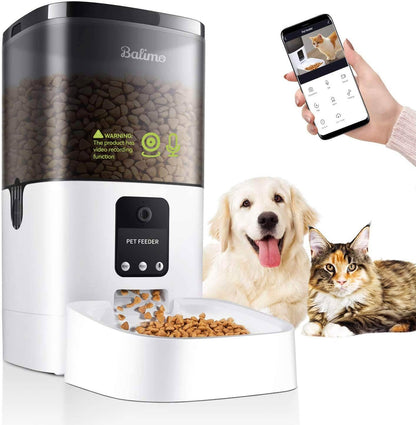 Balimo Futterautomat Katze – WLAN, HD Video & App Steuerung 4L