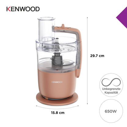 Kenwood MultiPro Go FDP22.130RD Küchenmaschine - Tonrot