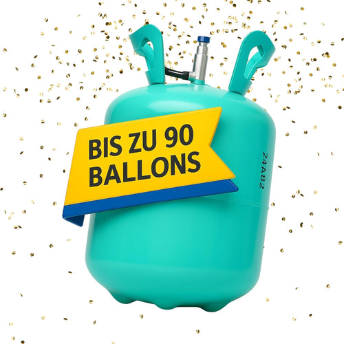 STAHLMANN Helium Gasflasche XXL – für 90 Luftballons