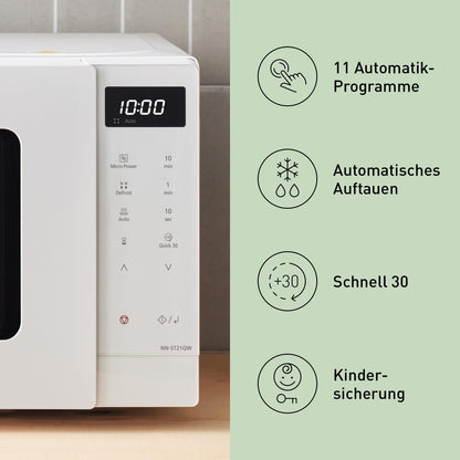 Panasonic NN-ST21QWEPG Solo-Mikrowelle - 20L 800W Weiss
