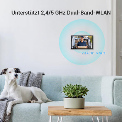 EZVIZ CP7 2K Video Türsprechanlage mit Türöffner & Farb-Touchscreen