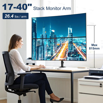 STANDOPIA Monitor Halterung 2 Monitore, 17-40 Zoll, bis 12 kg