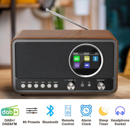 MONODEAL DAB+ UKW Küchenradio - Digitalradio mit TFT Display