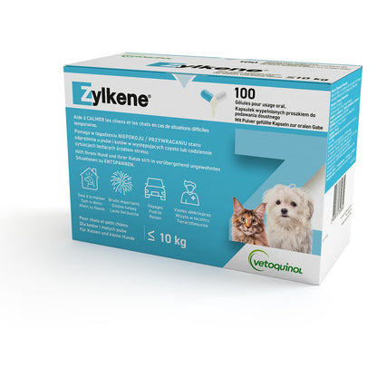 Zylkene Kapseln Ergänzungsfutter Katze Hund - 75 mg 100 Stk.
