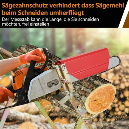 Vigevee Sägebock mit Kettensägenhalterung, klappbar, bis 150 kg