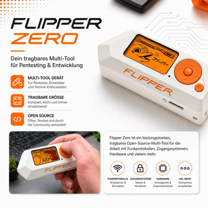 db-tronic Flipper Zero Starter Full Set mit WiFi-Board und 64GB Karte
