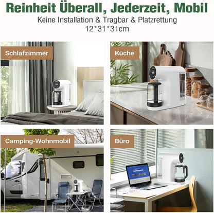 Ecoviva WP-RO-200G Auftisch Umkehrosmoseanlage - Mobil Weiss