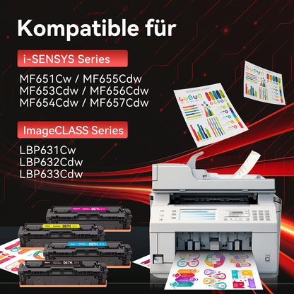 PINALL 067H Toner Kompatibel Canon i-SENSYS - Schwarz