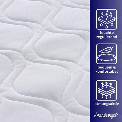 Arensberger Lisa 7-Zonen Taschenfederkern Matratze 180x200 cm H2/H3