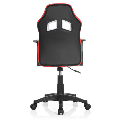 hjh OFFICE Teen Game AL Kinderdrehstuhl - Rot/Weiss