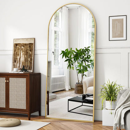 Koonmi Ganzkörperspiegel Bogenspiegel - 171x76 cm Gold