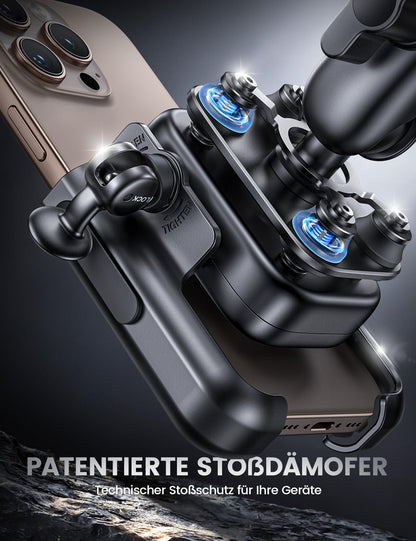 Lamicall Handyhalterung Motorrad & Fahrrad, vibrationsgedämpft