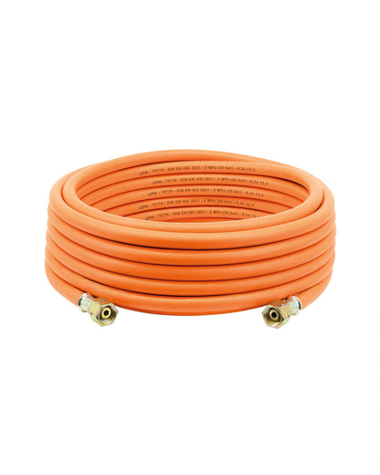 CFH VS 780 Gummigasschlauch Propan/Butan – 10 m G 3/8" LH. Schwarzer, flexibler Schlauch zur sicheren Gasversorgung.