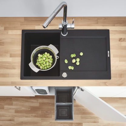 GROHE Blue Mülltrennsystem 30 cm, 2x15l, grau – 40855000