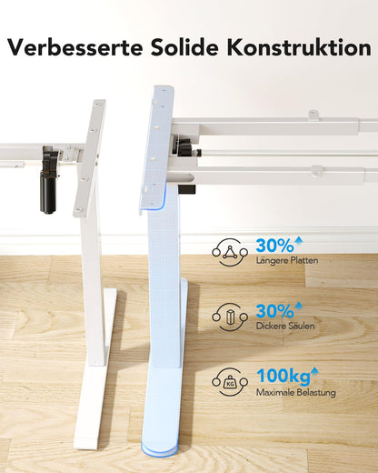 HUANUO Elektrisches Schreibtisch Gestell, höhenverstellbar – Rahmen