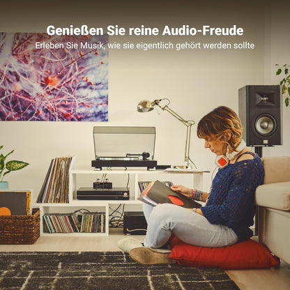 Fosi Audio BOX X2 Phono Röhrenvorverstärker für MM Plattenspieler
