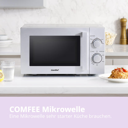 Comfee CMSN 20 si Solo-Mikrowelle - 20L, 700W, Silber