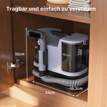 Lubluelu Nasssauger Polsterreiniger 600 W für Teppich, Sofa & Auto